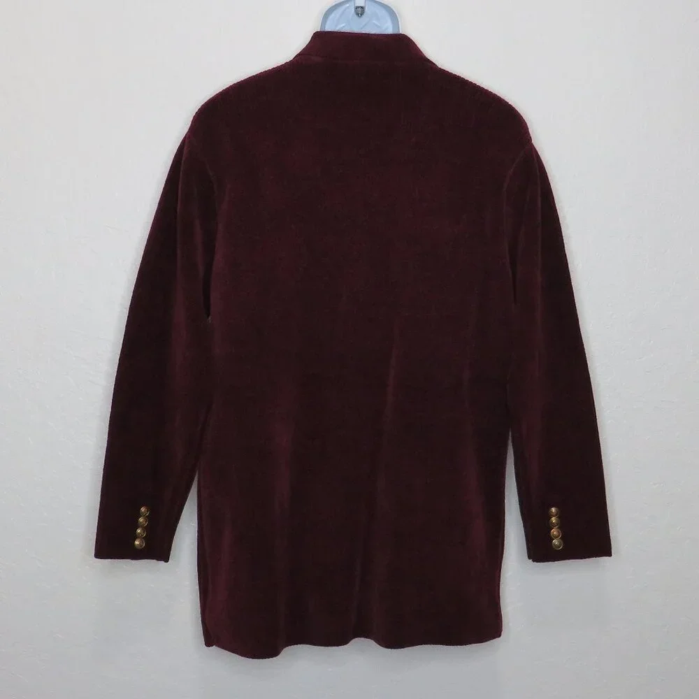 Lauren Ralph Lauren Burgundy Blazer - Picture 14 of 16
